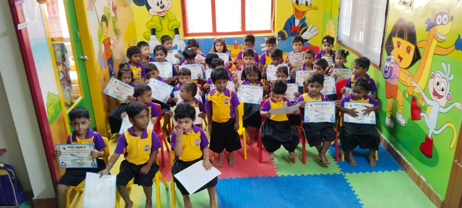 Certificate distribution ceremony